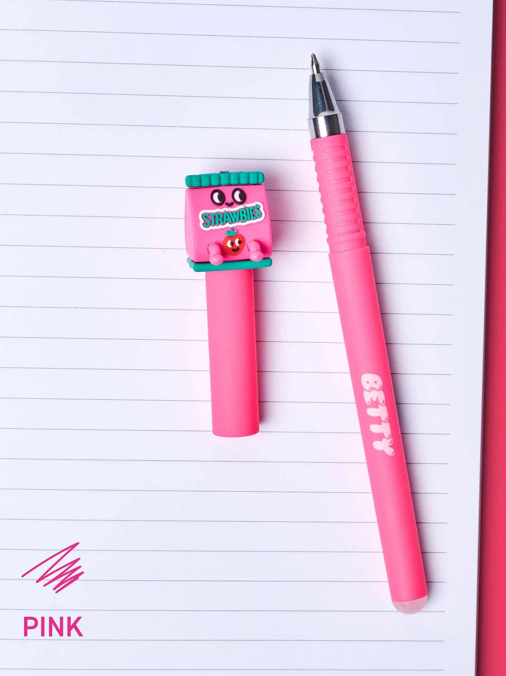 Zmywalny długopis Buddies Pen PINK