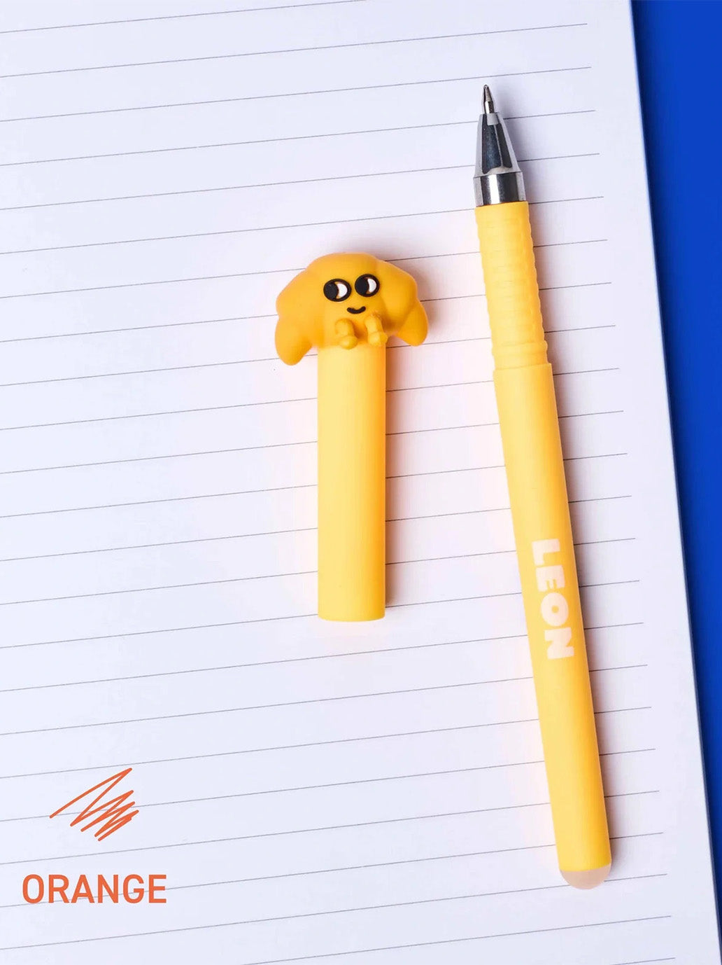 Zmywalny długopis Buddies Pen ORANGE