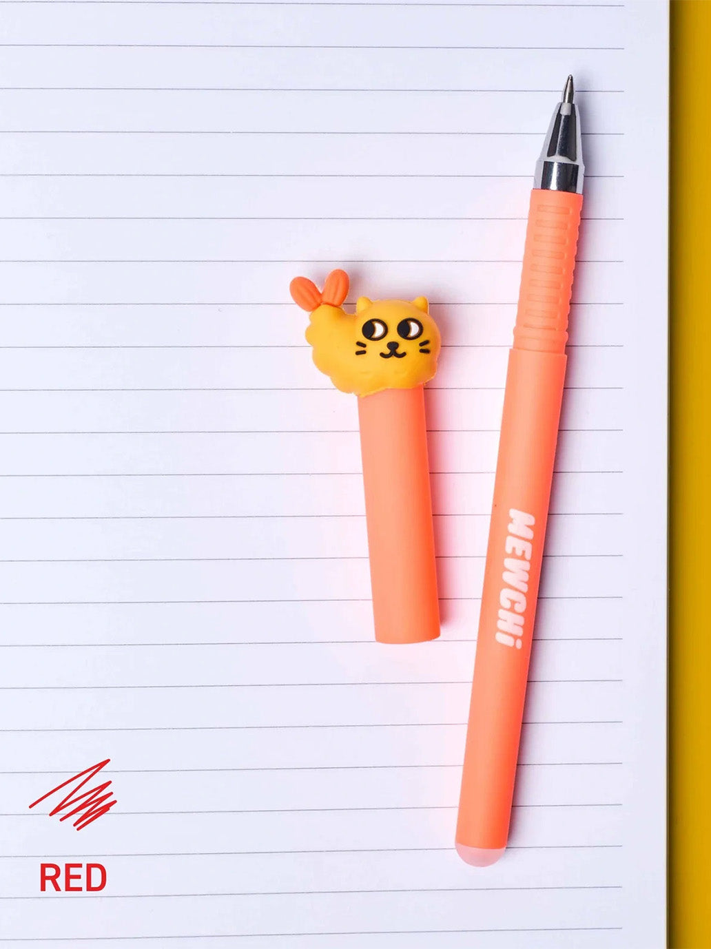 Zmywalny długopis Buddies Pen RED