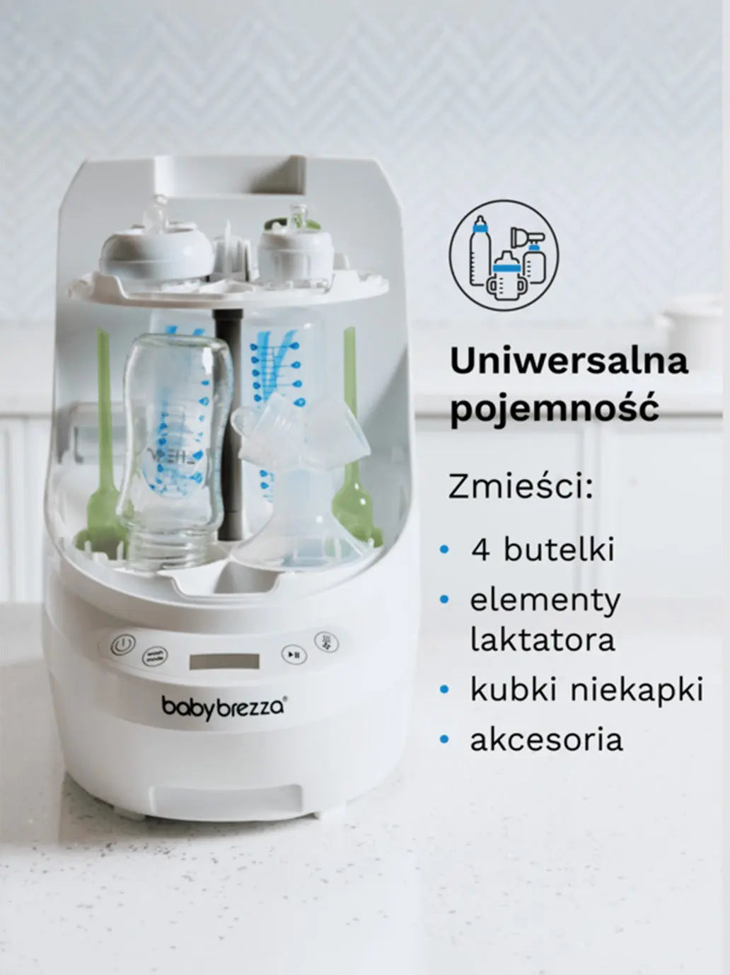 Urządzenie do mycia i sterylizacji Baby Brezza Bottle Washer Pro Baby Brezza BEBE Concept 