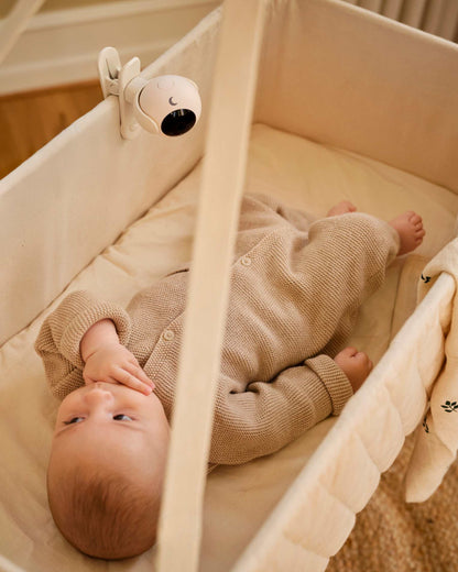 Inteligentna niania elektroniczna Intelligent Baby Monitor CREAM WHITE