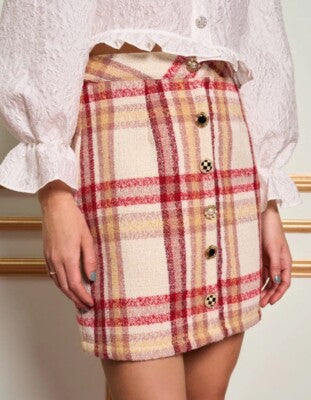 OUTLET Spódnica Mini Claudette Check | rozm. M bébé concept BÉBÉ Concept 