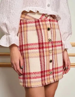 OUTLET Spódnica Mini Claudette Check | rozm. M bébé concept BEBE Concept 