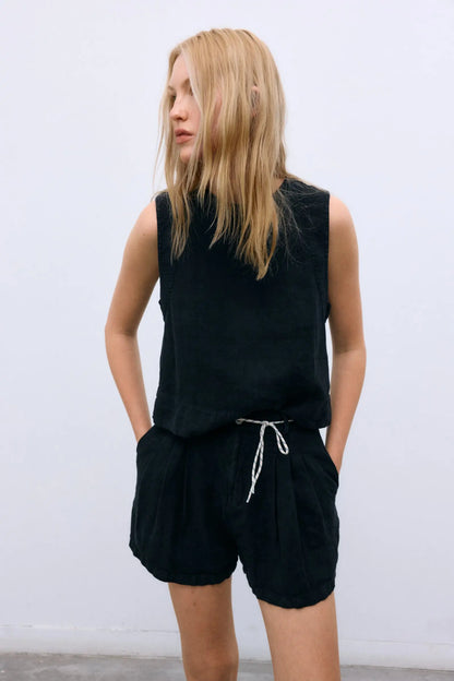 Melissa Woman Top Midnight Black The New Society BEBE Concept 