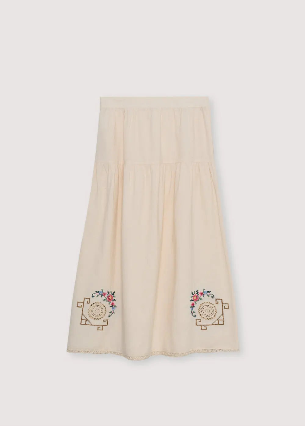 Narcise Woman Skirt Ecru The New Society BEBE Concept 