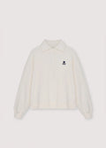 TNS Logo Woman Polo Ecru The New Society BEBE Concept 