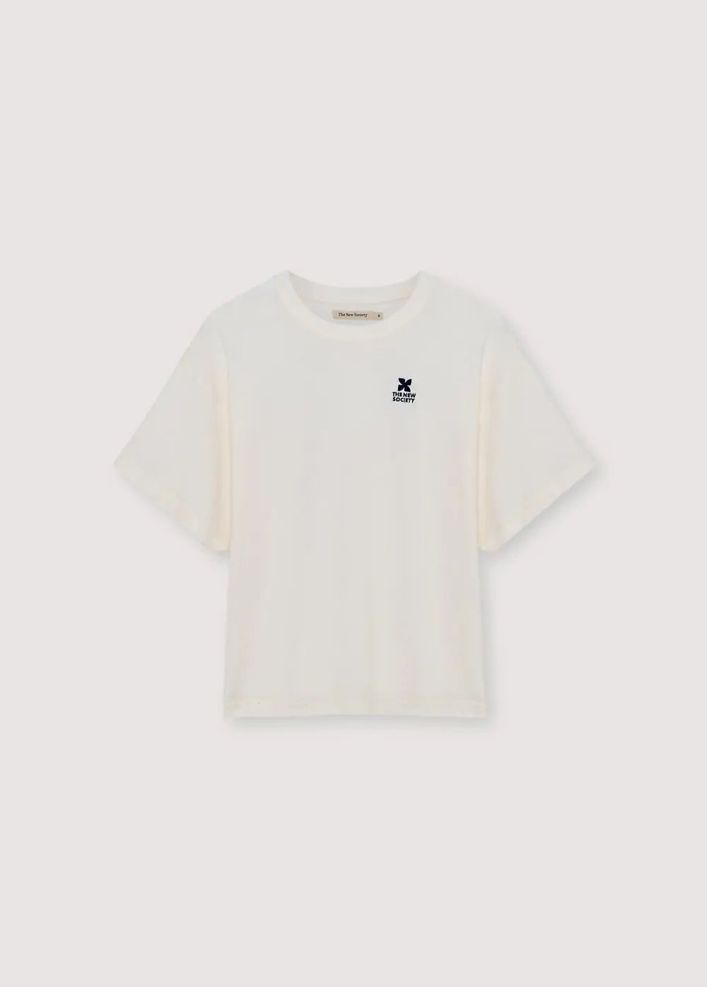 TNS Logo Woman T-Shirt Ecru The New Society BEBE Concept 