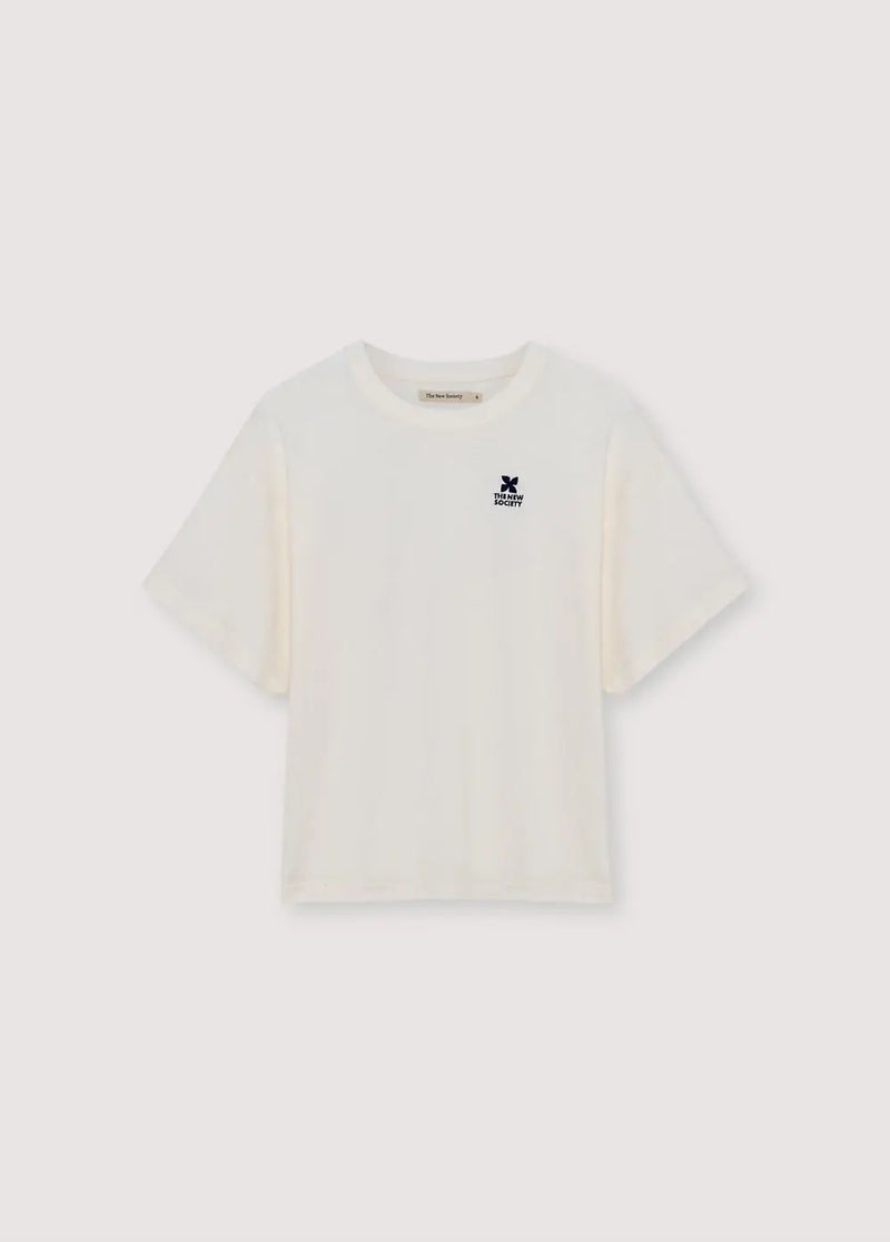 TNS Logo Woman T-Shirt Ecru The New Society BEBE Concept 
