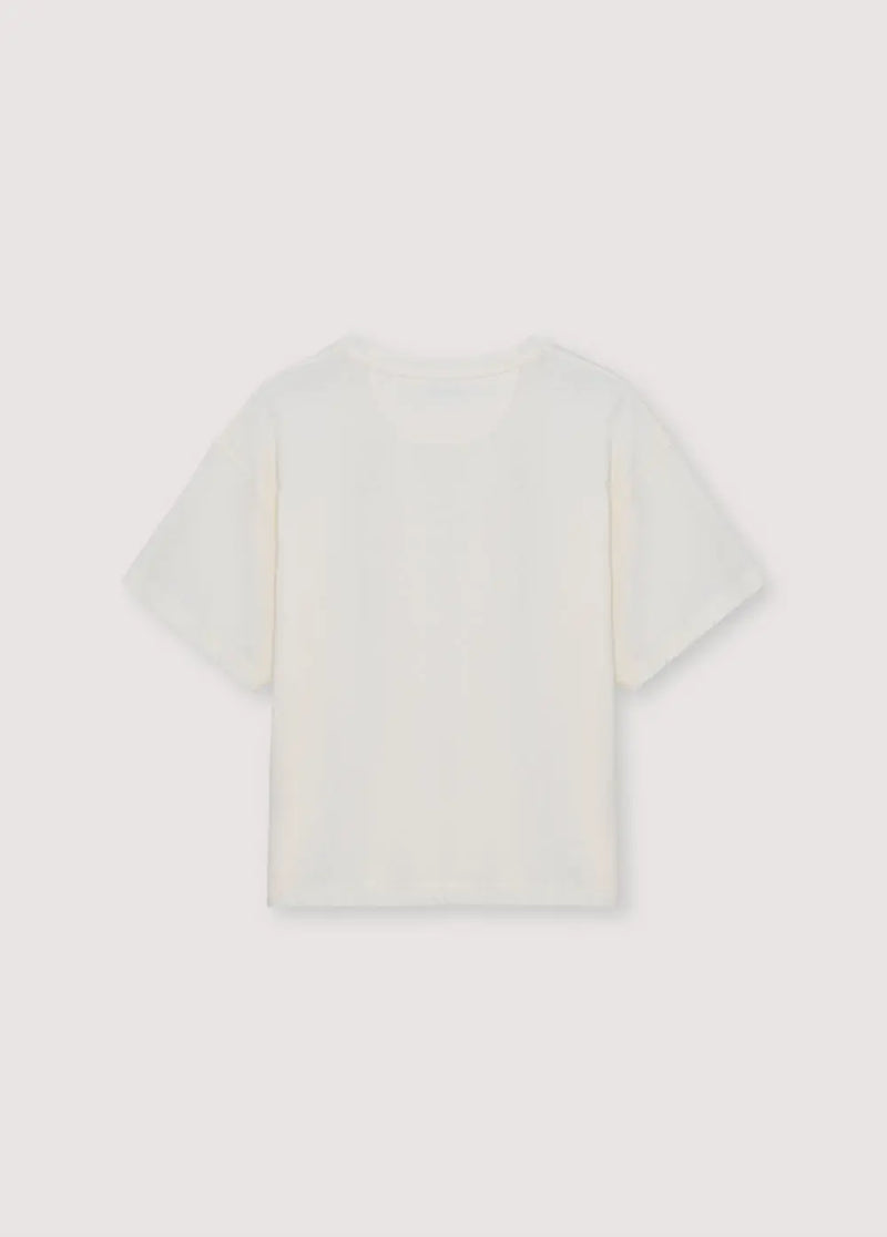 TNS Logo Woman T-Shirt Ecru The New Society BEBE Concept 