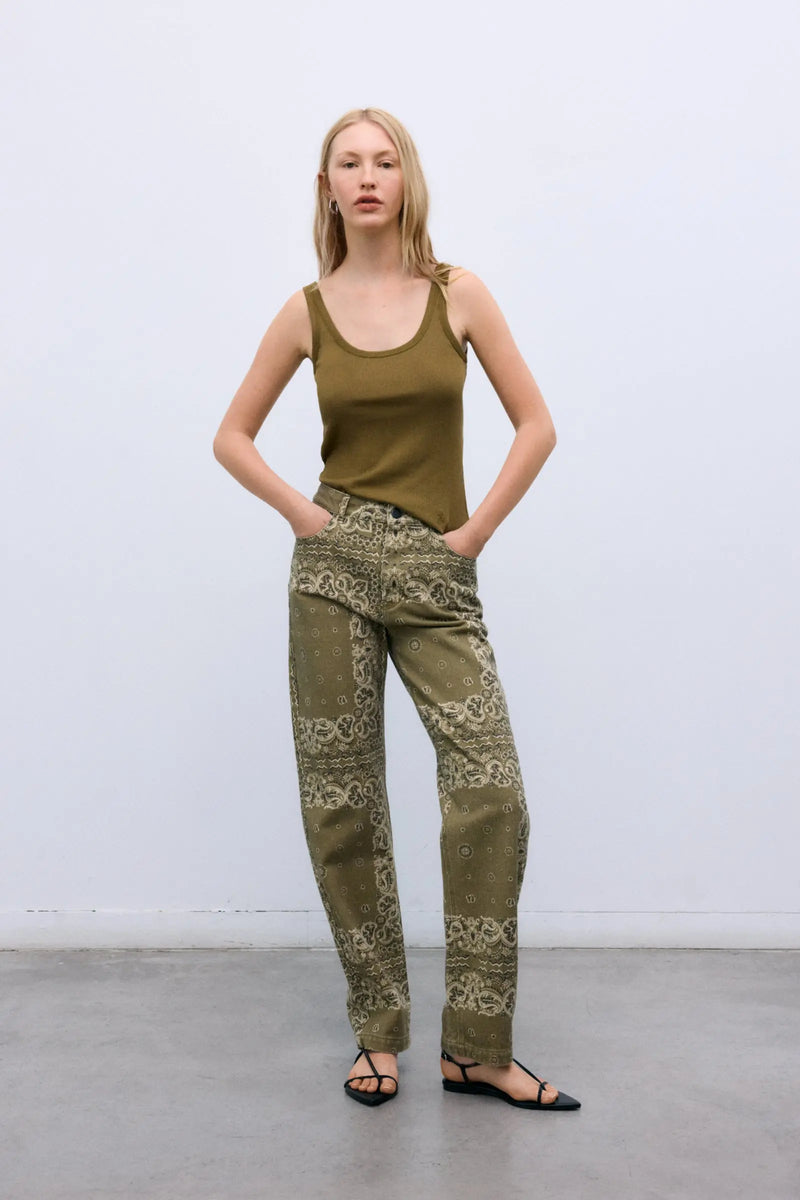 Waterlily Woman Pant Bandana Woman Print The New Society BEBE Concept 