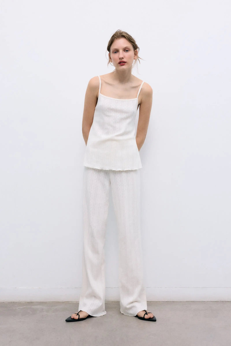 Romero Woman Top Ecru The New Society BEBE Concept 