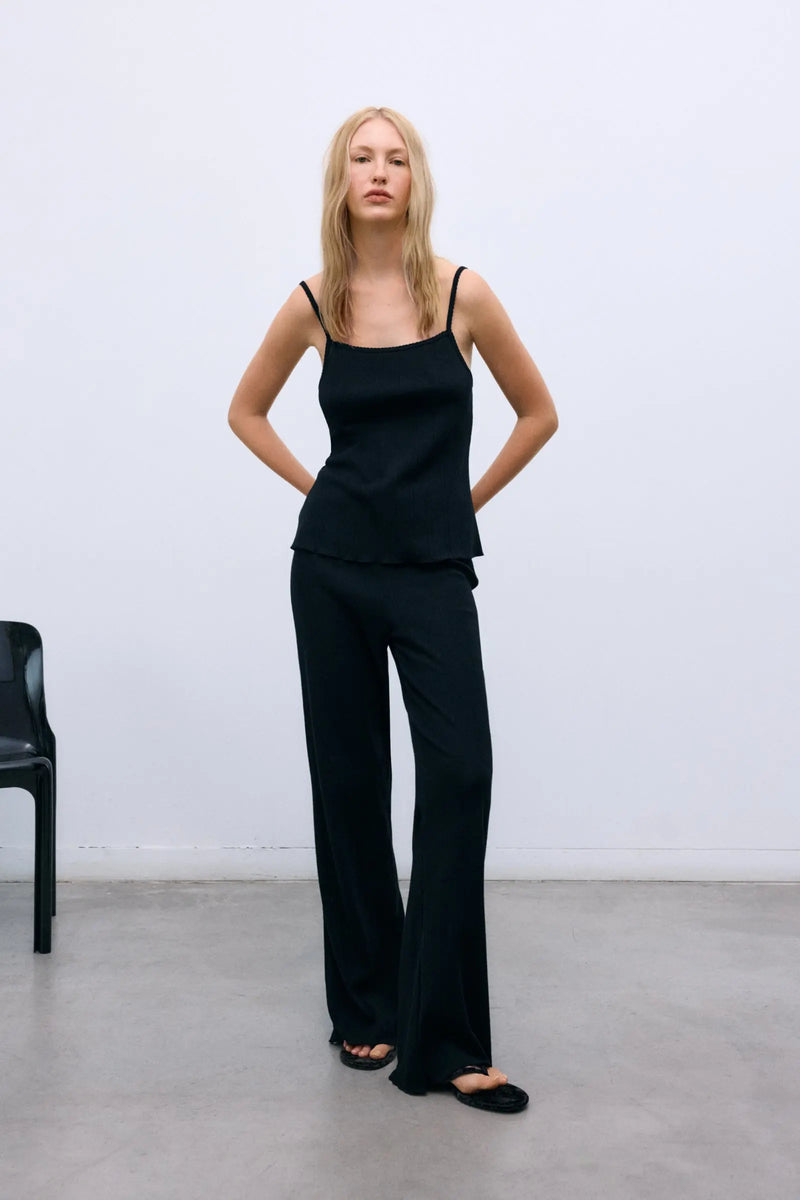 Romero Woman Pant Midnight Black The New Society BEBE Concept 