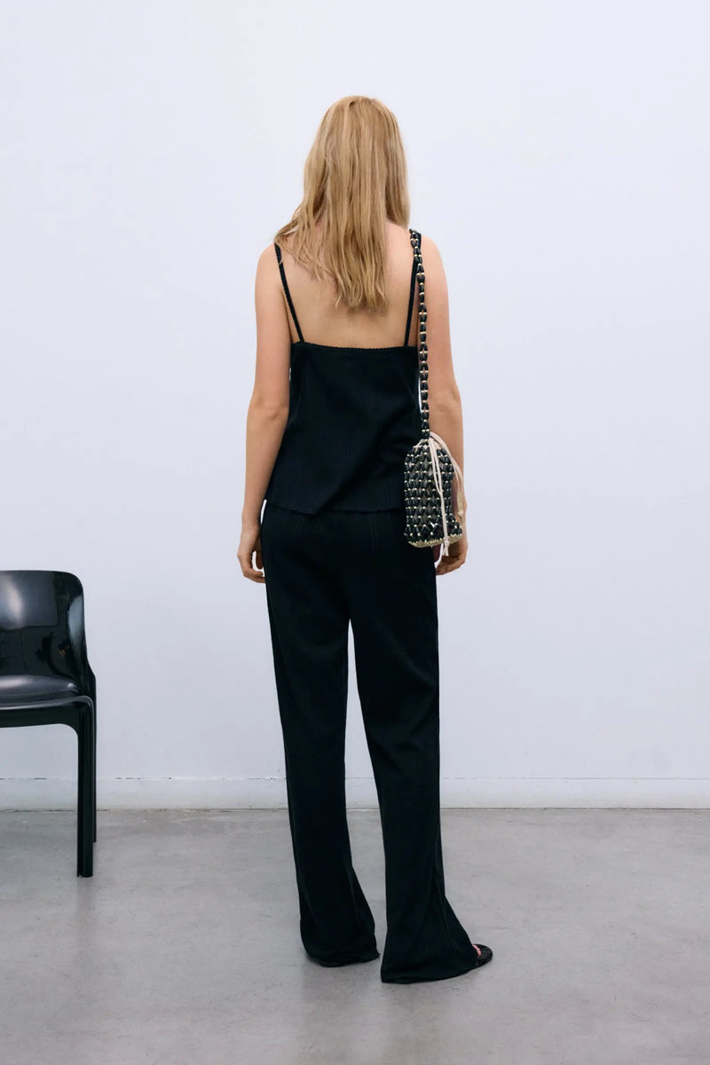 Romero Woman Pant Midnight Black The New Society BEBE Concept 