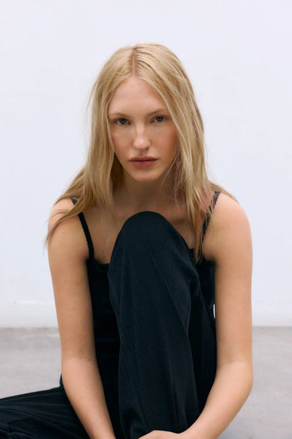 Romero Woman Pant Midnight Black The New Society BEBE Concept 