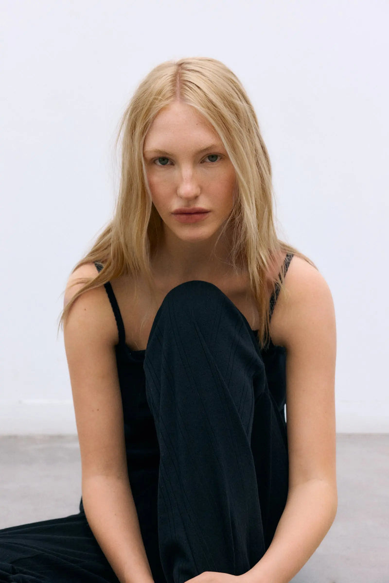 Romero Woman Pant Midnight Black The New Society BEBE Concept 
