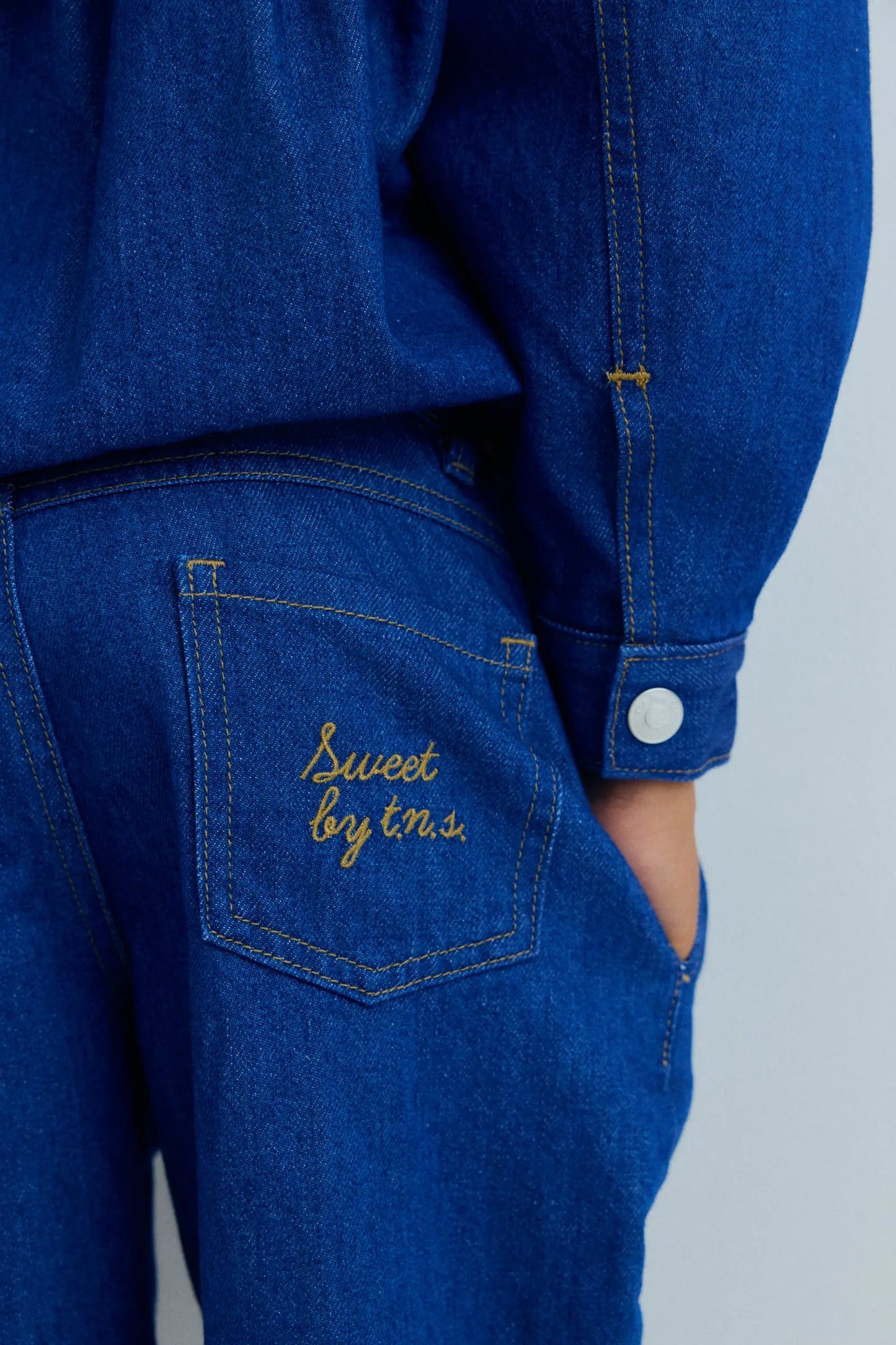 Tulip Pant Blue Denim The New Society BEBE Concept 