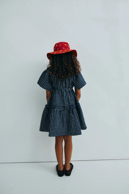 Jasmine Dress Summer Midnight Checks The New Society BEBE Concept 