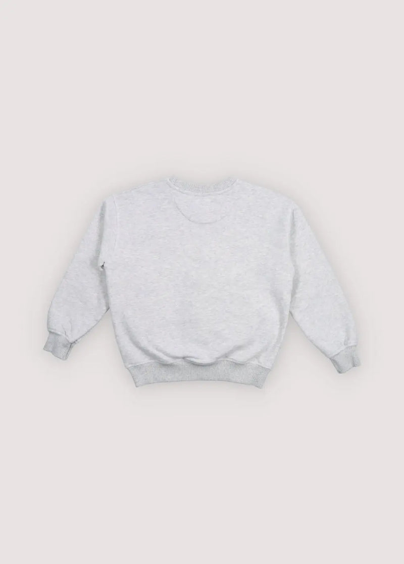TNS Logo Sweatshirt Light Grey Melange The New Society BEBE Concept 