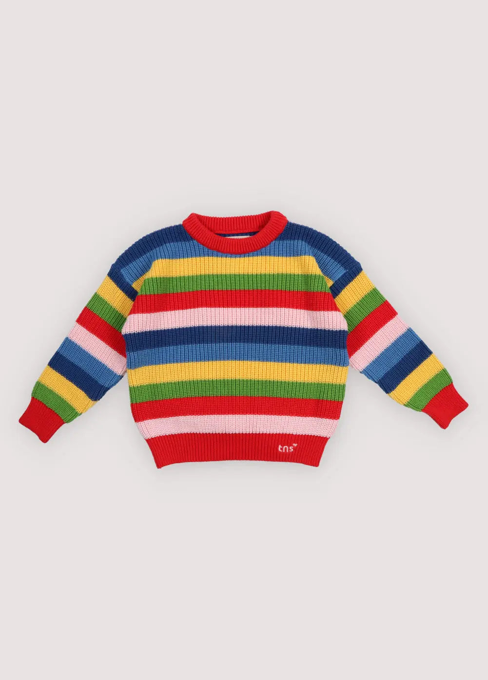 Canela Jumper Tulip Red Multicolor Stripes The New Society BEBE Concept 