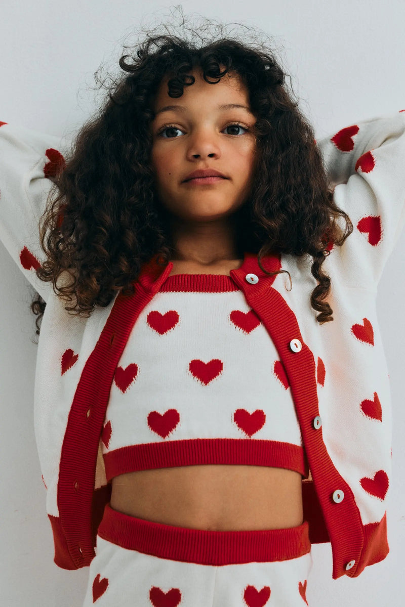 Maqui Top Hearts Jacquard The New Society BEBE Concept 