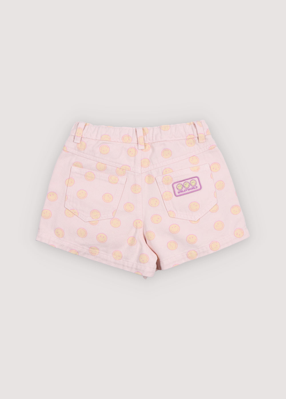 Smiley Denim Short Smiley Print SMILEY PRINT
