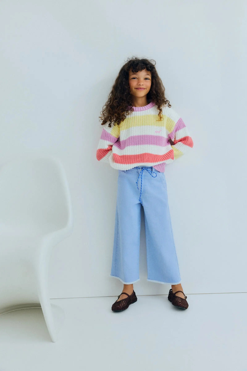 Celosia Jumper Pink Lavander Stripes The New Society BEBE Concept 