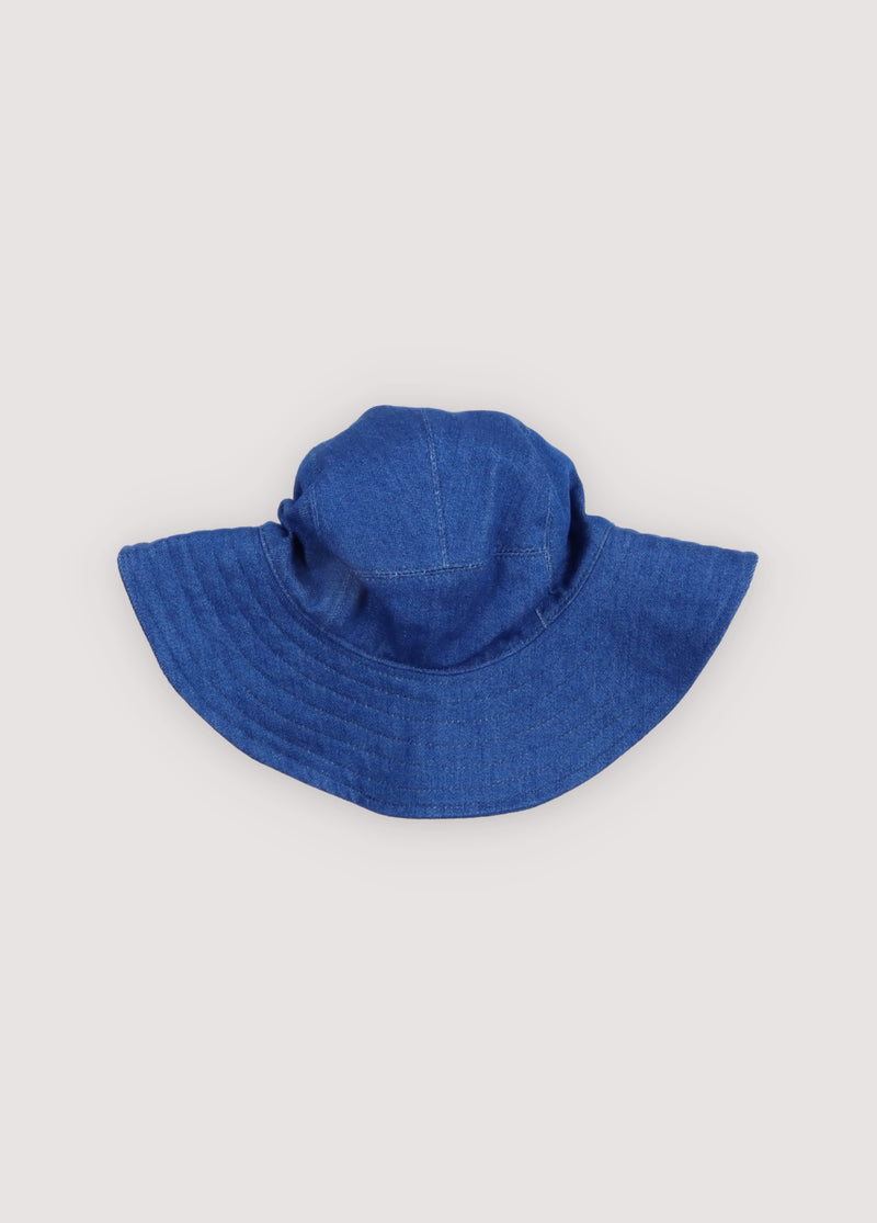 Tulip Hat Blue Denim