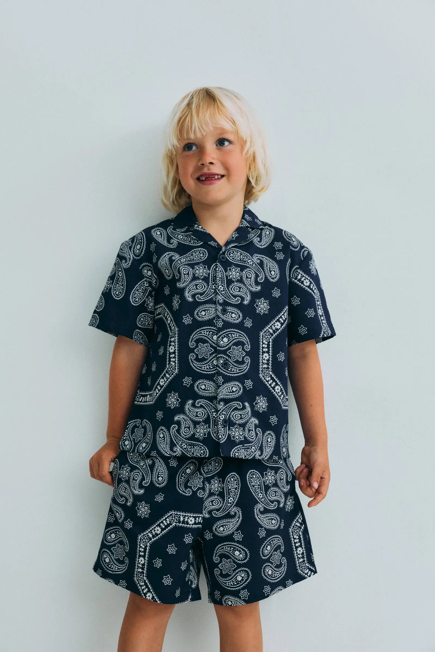 Aster Shirt Kids Bandana Print The New Society BEBE Concept 