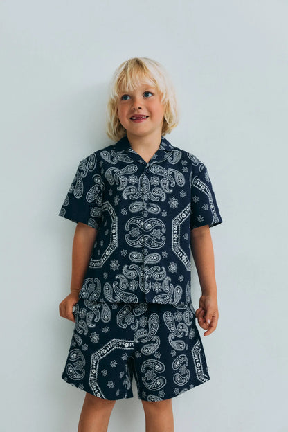 Aster Shirt Kids Bandana Print The New Society BEBE Concept 