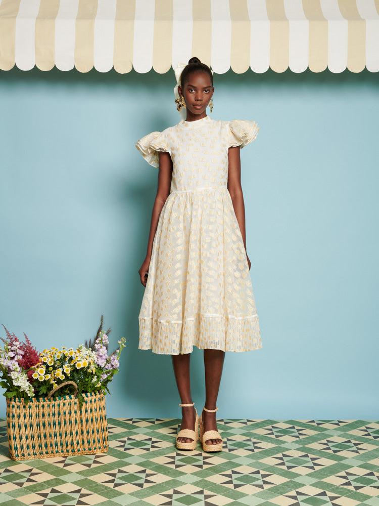 OUTLET Sukienka Midi Marigold Jacquard S bébé concept BEBE Concept 