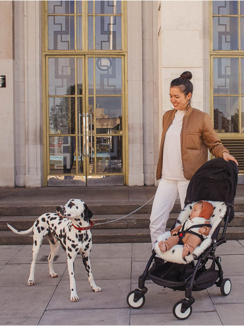 багатофункціональна устілка з натуральної овчини DALMATIAN