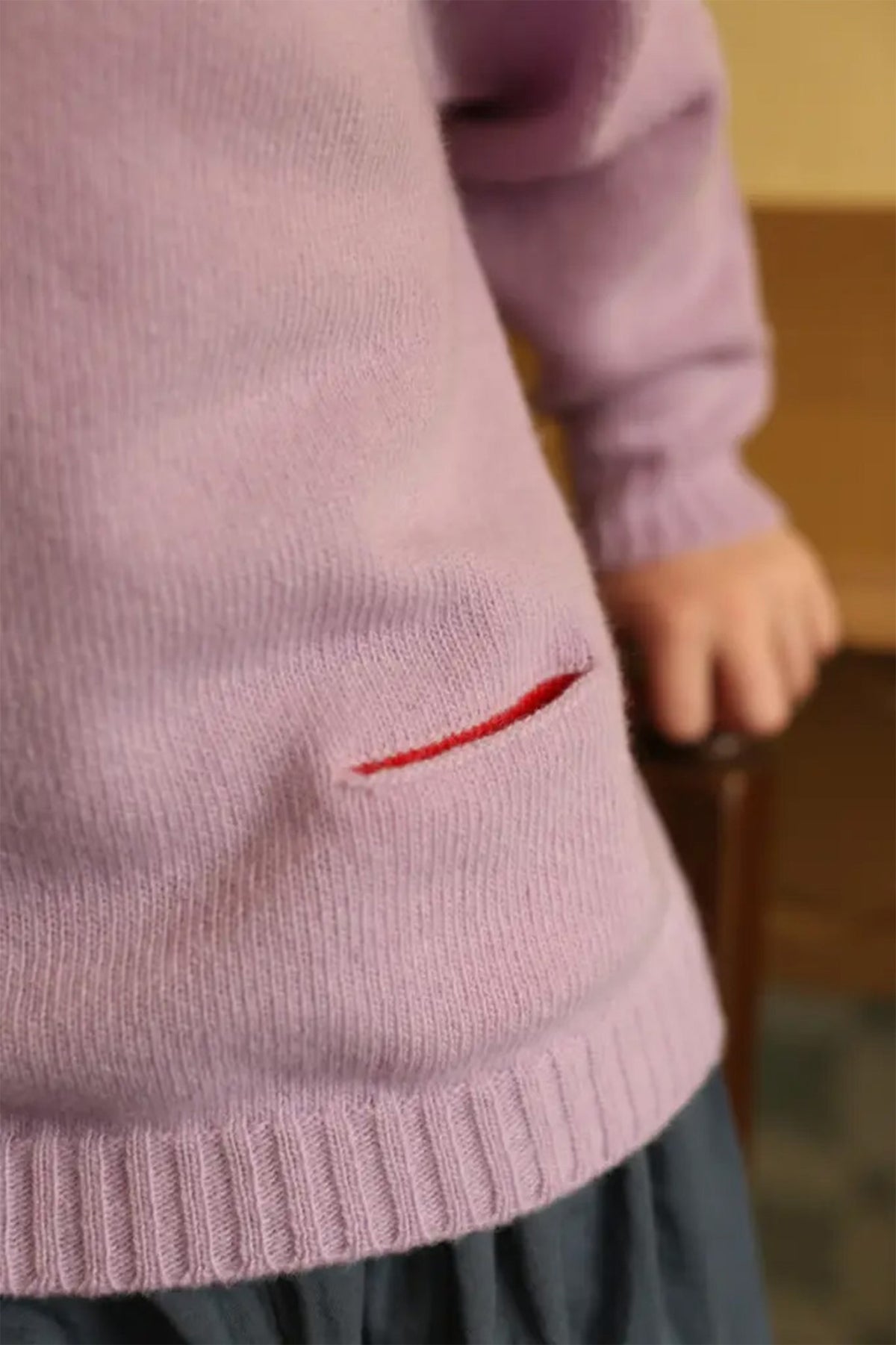 Pull enfant en laine mérinos Kasper PETAL