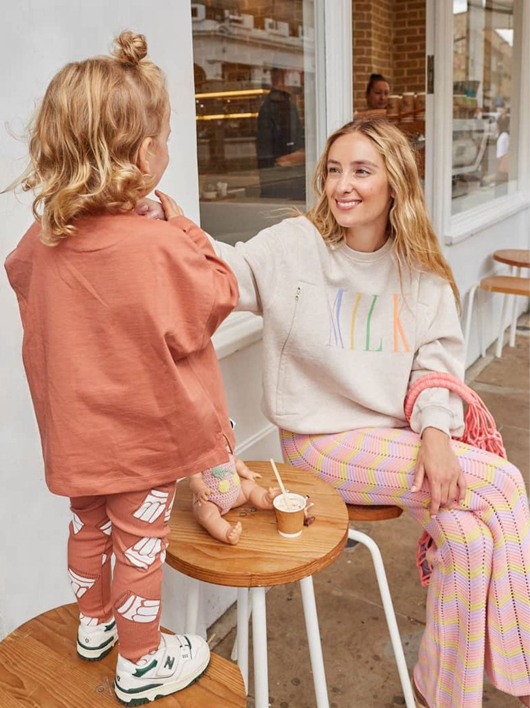 Still-Sweatshirt Milch