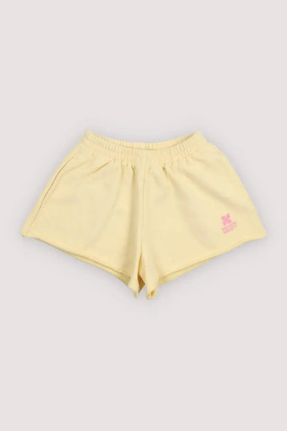 OUTLET Logo shorts Soft Lemon The New Society BEBE Concept 