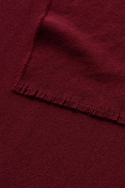 Wełniany szal Nadine Scarf AUBERGINE