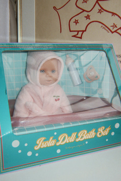 Lalka Isola Doll Bath Set CHERRY