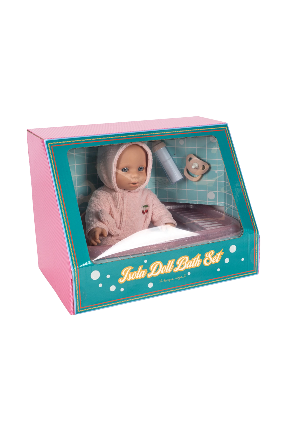 Lalka Isola Doll Bath Set CHERRY