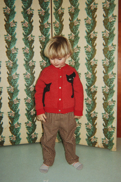 Sweter Belou Cardigan CAT ROUGE