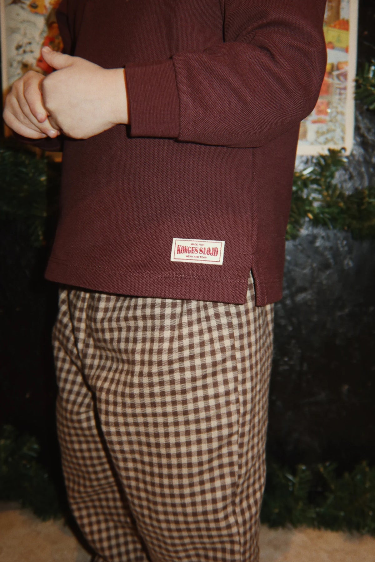 Spodnie Foret Pants GOTS CHOCOLATE CHECK