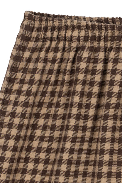 Spodnie Foret Pants GOTS CHOCOLATE CHECK