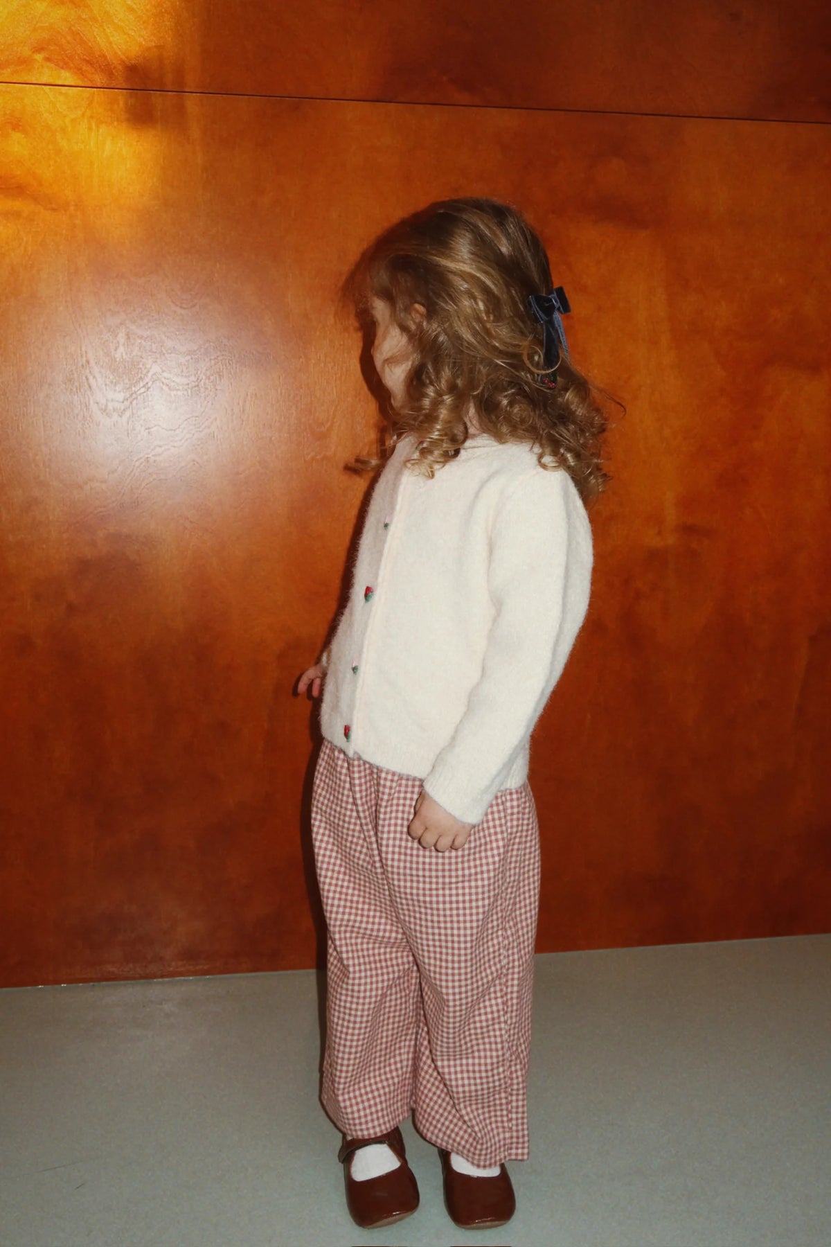 Spodnie Foret Slit Pants GOTS CANYON CHECK