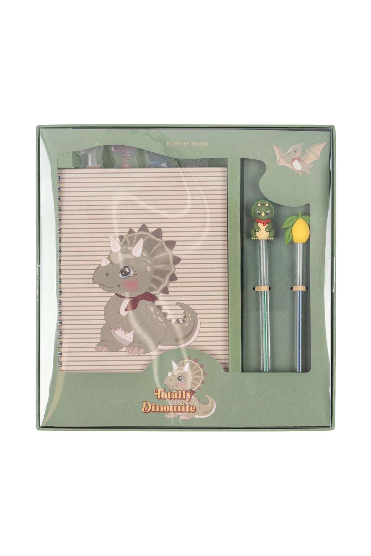 Zestaw do pisania My Stationery Box DINO MOSS