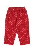 Spodnie z falbanką Magot Frill Pants CHERRY DOT DERBY
