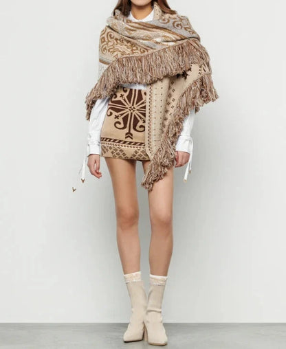 OUTLET Poncho z wełną | rozm. onesize bébé concept BÉBÉ Concept 