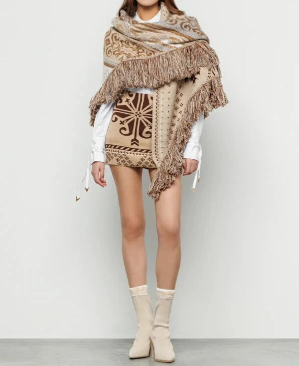 OUTLET Poncho z wełną | rozm. onesize bébé concept BÉBÉ Concept 