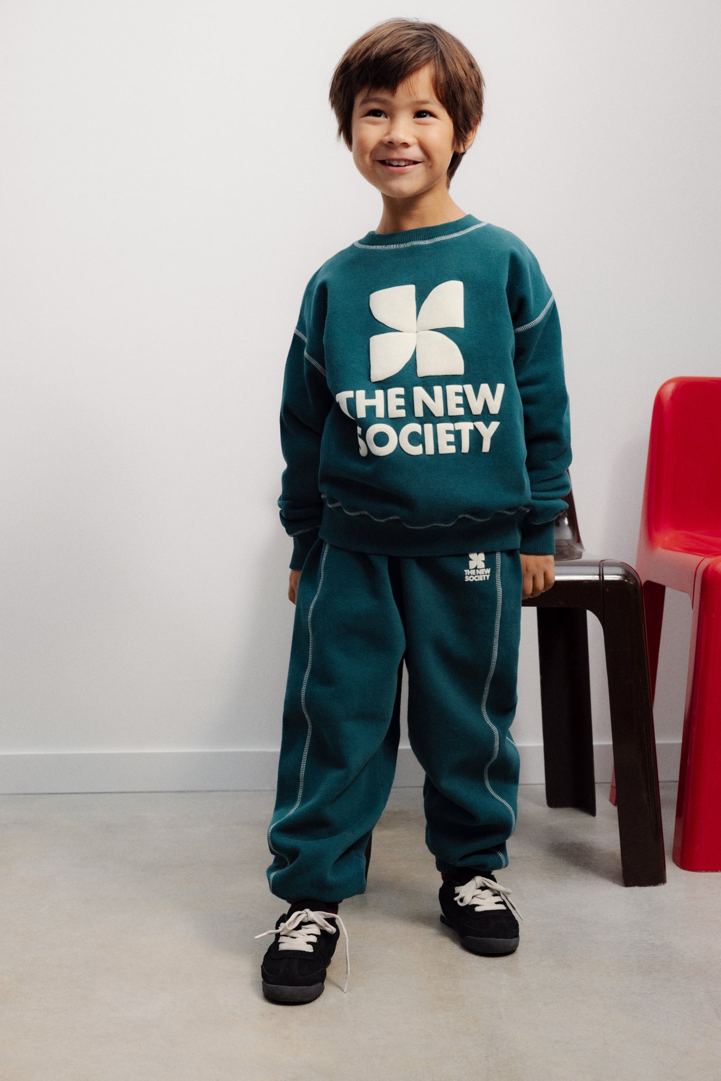 TNS Logo Jogging Dark Sea