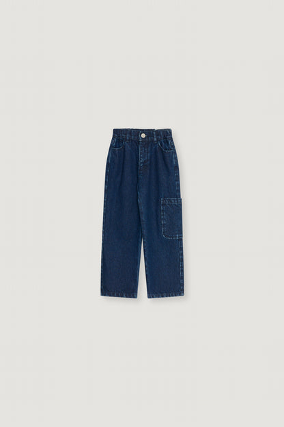 TNS Denim Pockets Trouser DARK BLUE DENIM