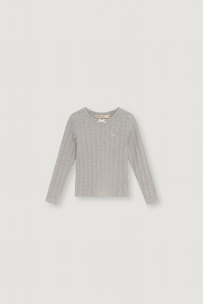 TNS Logo Tee Mid Grey Melange MID GREY MELANGE