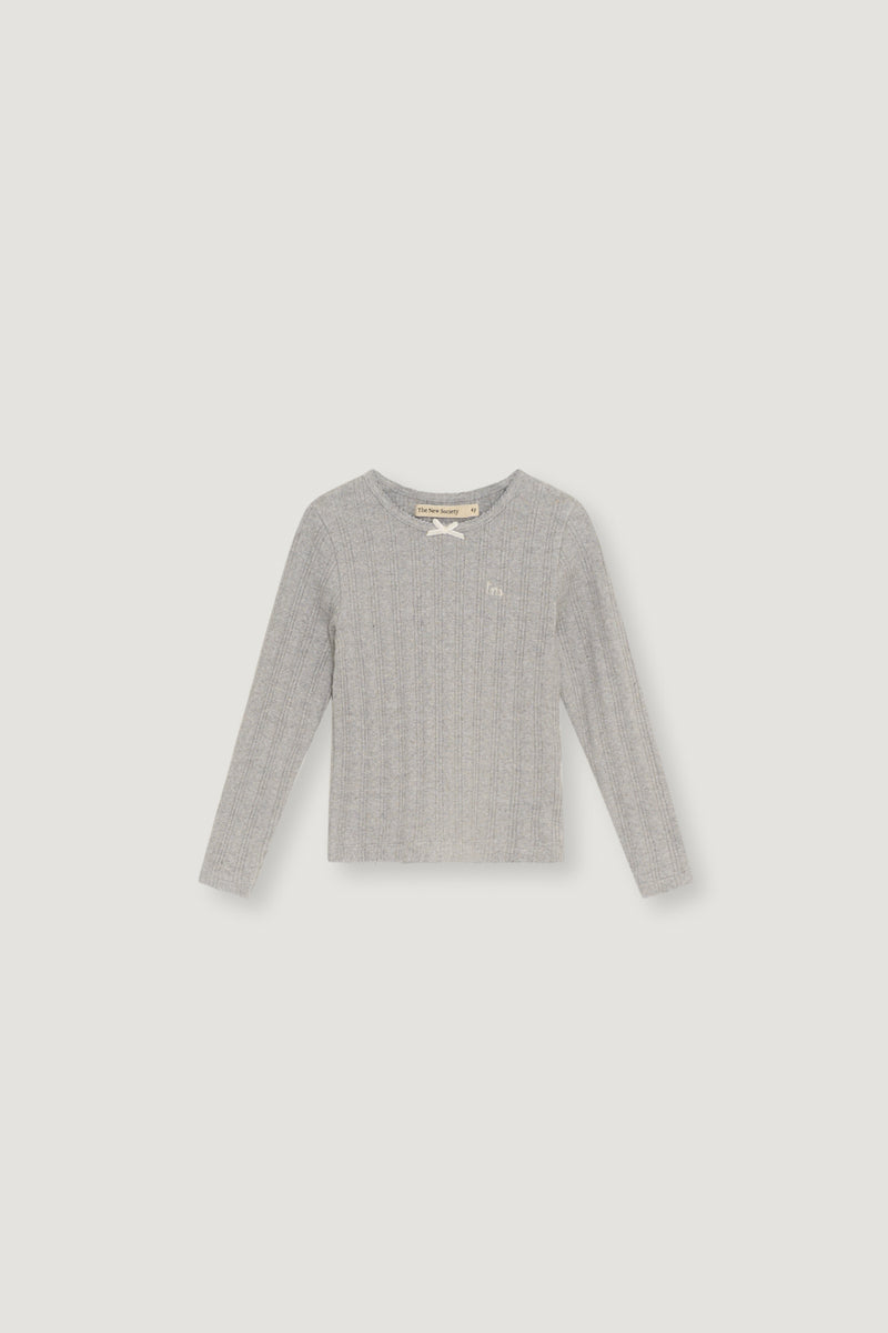 TNS Logo Tee Mid Grey Melange