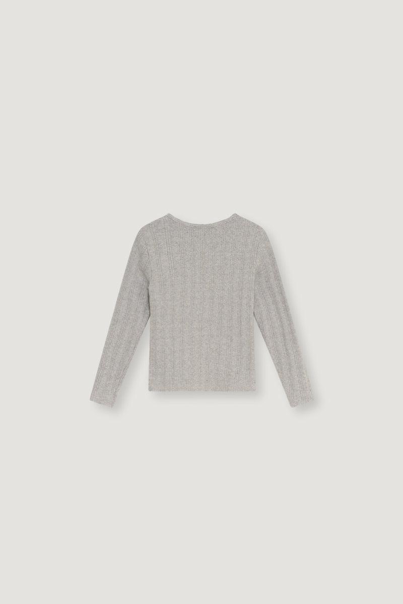 TNS Logo Tee Mid Grey Melange